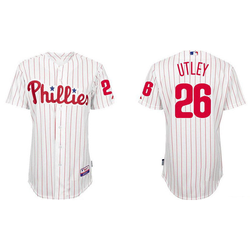 Youth Philadelphia Phillies Chase Utley Replica Home Jersey - White